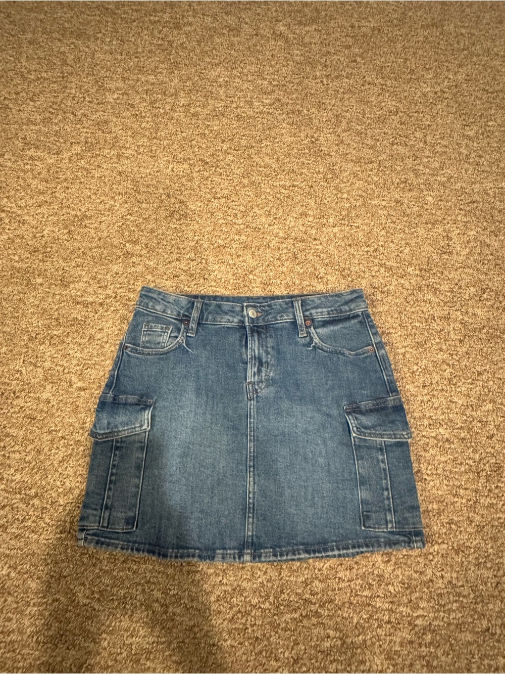 Old Navy Denim Cargo Jean Skirt